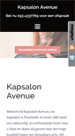 Mobile Screenshot of kapsalon-avenue.nl
